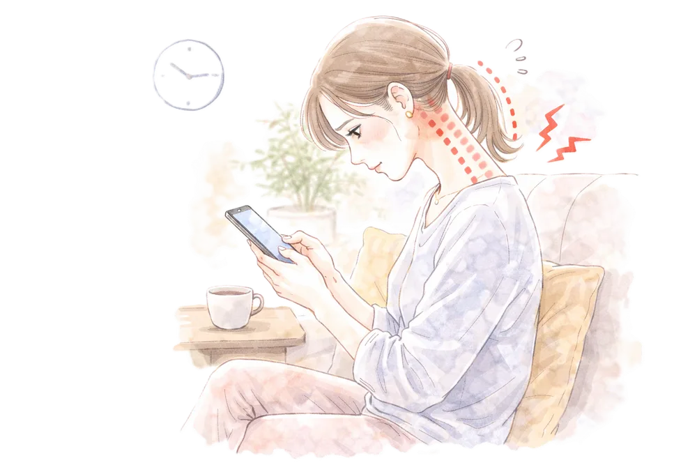 長時間スマホ